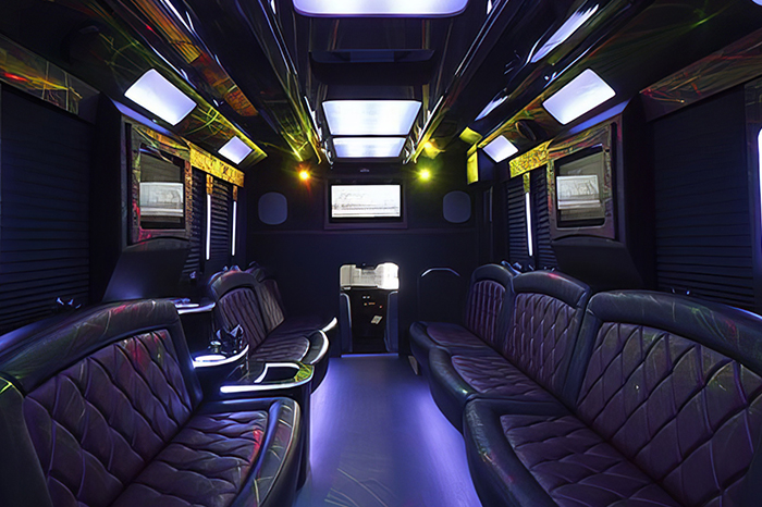 luxury limo bus