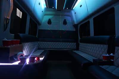 van and party bus rentals