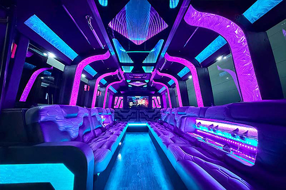 Detroit MI limo bus rental