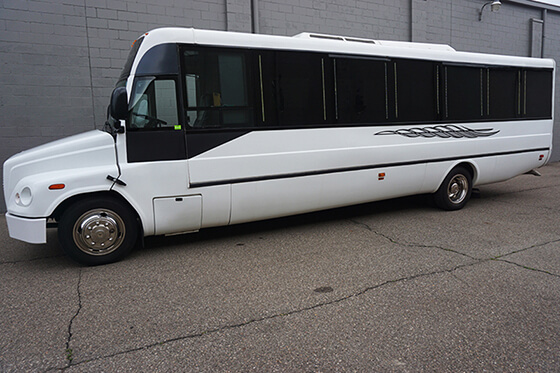Large party bus rental